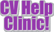 CV Help Clinic!